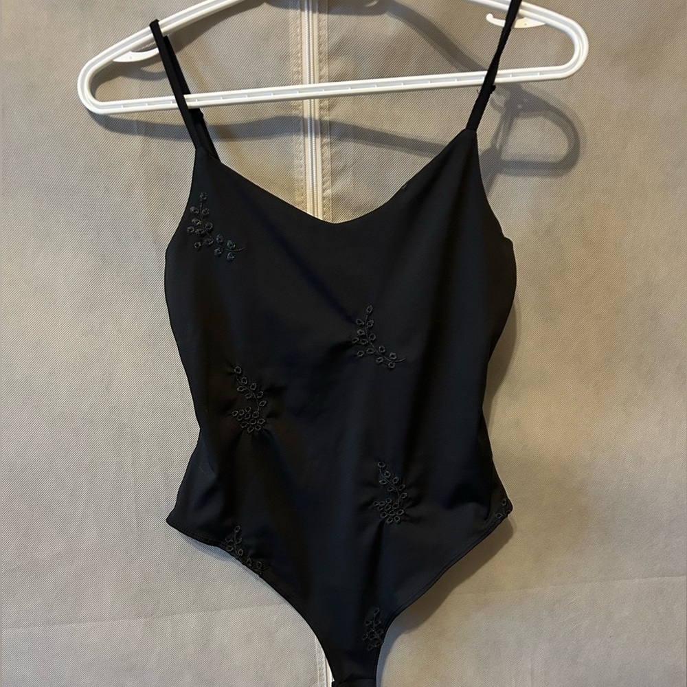 H&M Black Bodysuit with Embellishments - Picture 2 of 4